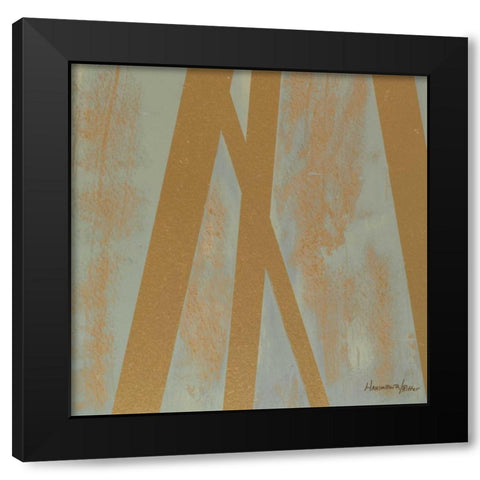 Golden Angle II Black Modern Wood Framed Art Print by Hakimipour-Ritter