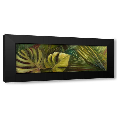 Green for Ever I Black Modern Wood Framed Art Print with Double Matting by Pinto, Patricia