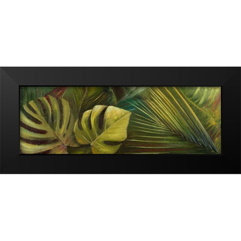Green for Ever I Black Modern Wood Framed Art Print by Pinto, Patricia