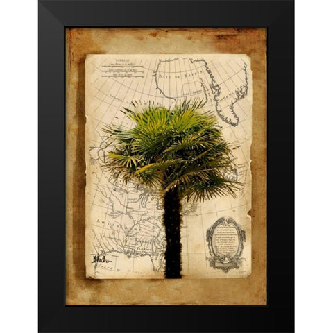 America I Black Modern Wood Framed Art Print by Pinto, Patricia