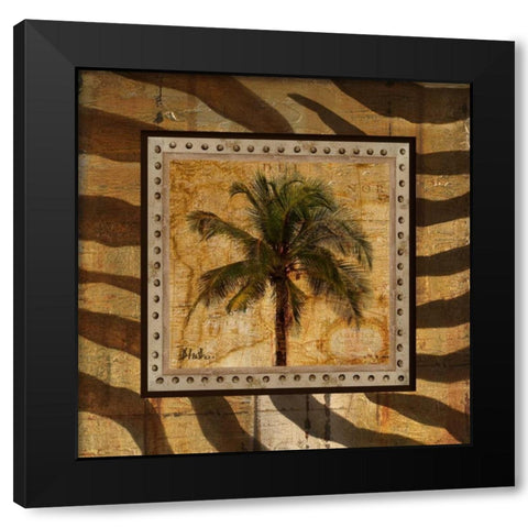 Gold America I Black Modern Wood Framed Art Print with Double Matting by Pinto, Patricia