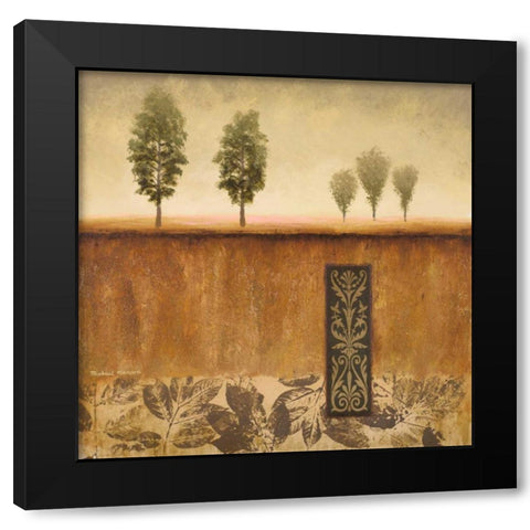 Fairhaven II Black Modern Wood Framed Art Print with Double Matting by Marcon, Michael