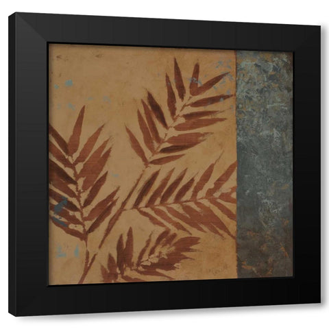 Revel Square II Black Modern Wood Framed Art Print with Double Matting by Loreth, Lanie