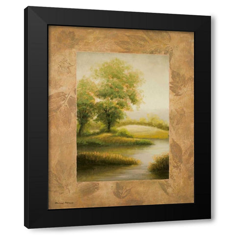 Up North Black Modern Wood Framed Art Print by Marcon, Michael
