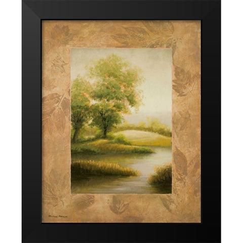 Up North Black Modern Wood Framed Art Print by Marcon, Michael