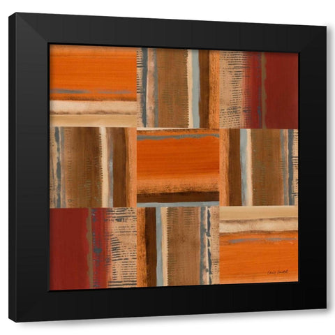 Solar Patch II Black Modern Wood Framed Art Print by Loreth, Lanie