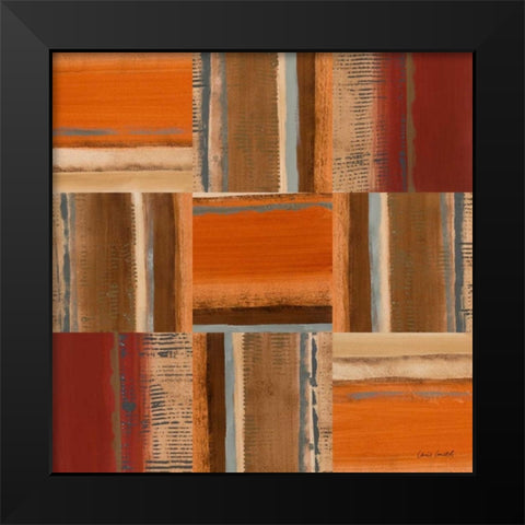 Solar Patch II Black Modern Wood Framed Art Print by Loreth, Lanie