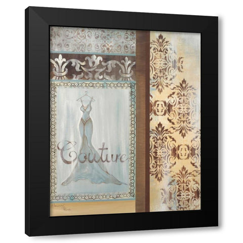 Couture Black Modern Wood Framed Art Print by Hakimipour-Ritter