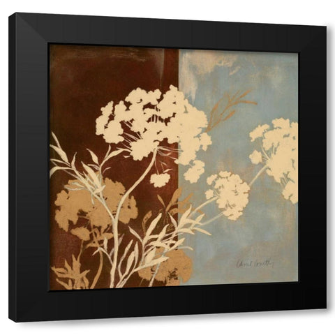 Among the Garden I Black Modern Wood Framed Art Print with Double Matting by Loreth, Lanie