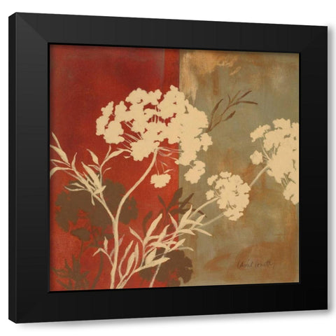 Among the Flowers I Black Modern Wood Framed Art Print with Double Matting by Loreth, Lanie