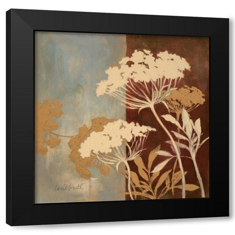 Among the Garden II Black Modern Wood Framed Art Print with Double Matting by Loreth, Lanie