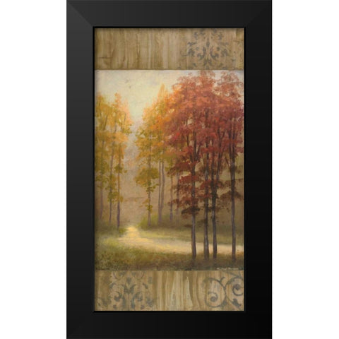 October Trees I Black Modern Wood Framed Art Print by Marcon, Michael