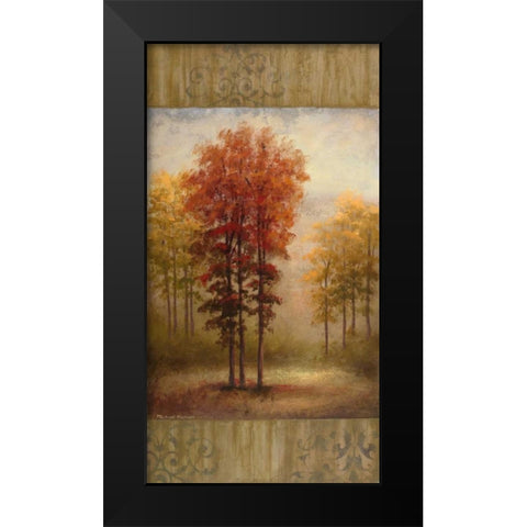 October Trees II Black Modern Wood Framed Art Print by Marcon, Michael