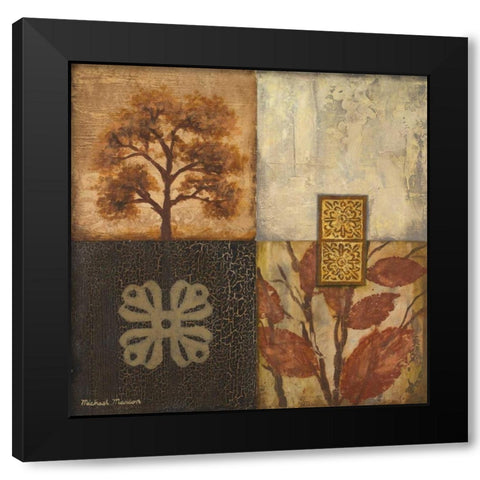 The Fall II Black Modern Wood Framed Art Print by Marcon, Michael