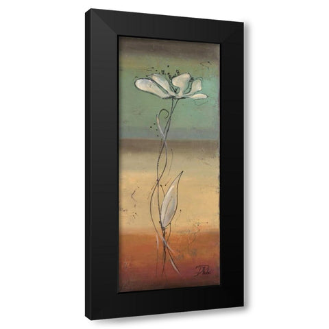Spring Flowers I Black Modern Wood Framed Art Print with Double Matting by Pinto, Patricia