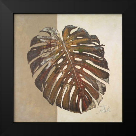 Two Tone Balazo II Black Modern Wood Framed Art Print by Pinto, Patricia