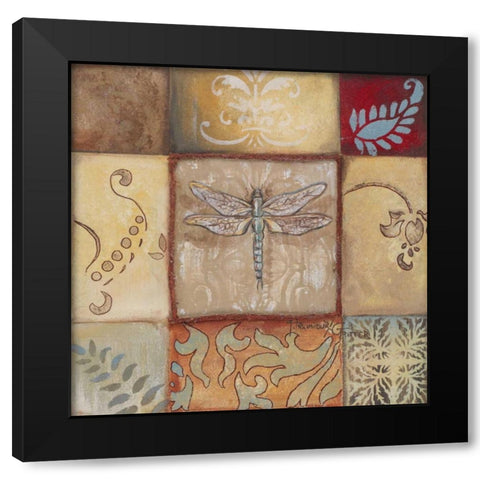 Pond Life II Black Modern Wood Framed Art Print with Double Matting by Hakimipour-Ritter