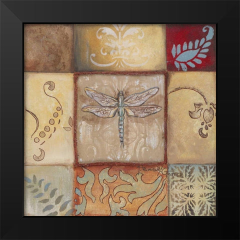 Pond Life II Black Modern Wood Framed Art Print by Hakimipour-Ritter