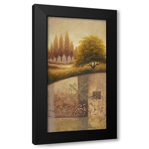 Return to Alma Black Modern Wood Framed Art Print with Double Matting by Marcon, Michael