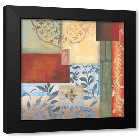 Mood Swing II Black Modern Wood Framed Art Print with Double Matting by Hakimipour-Ritter