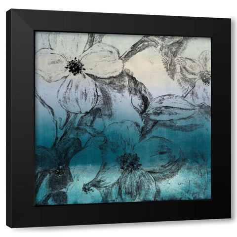 Bella Natura I (Blue) Black Modern Wood Framed Art Print by Loreth, Lanie