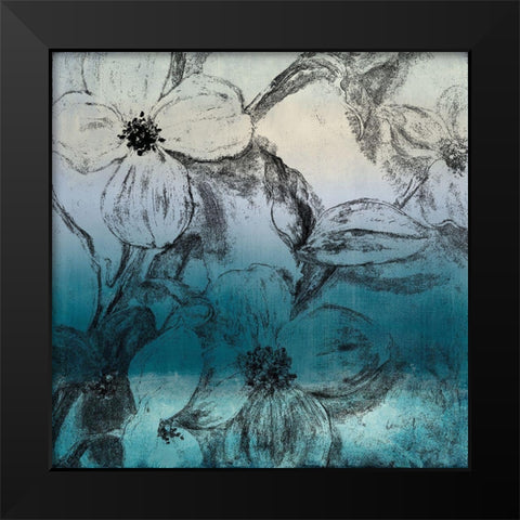 Bella Natura I (Blue) Black Modern Wood Framed Art Print by Loreth, Lanie