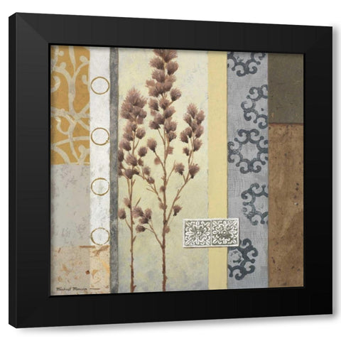February II Black Modern Wood Framed Art Print with Double Matting by Marcon, Michael