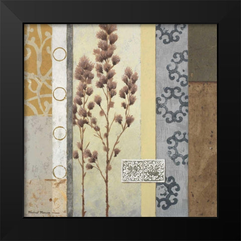 February II Black Modern Wood Framed Art Print by Marcon, Michael