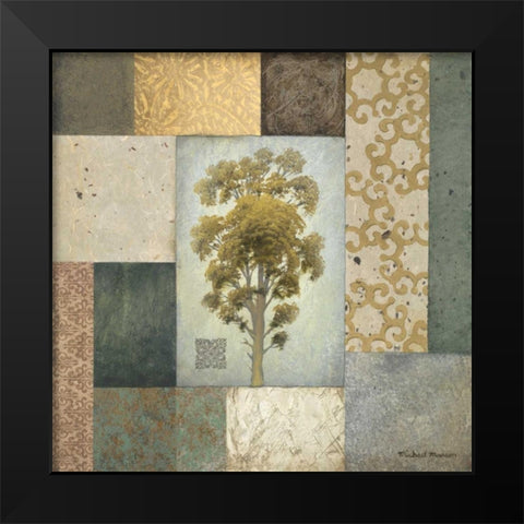 Dezo Tree I Black Modern Wood Framed Art Print by Marcon, Michael