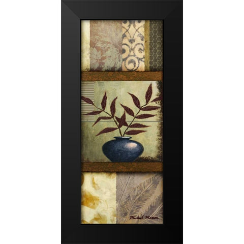 Vase Ornament II Black Modern Wood Framed Art Print by Marcon, Michael