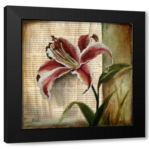 Vintage Studio I Black Modern Wood Framed Art Print by Pinto, Patricia