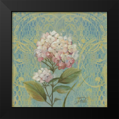 The Garden Flower I Black Modern Wood Framed Art Print by Pinto, Patricia