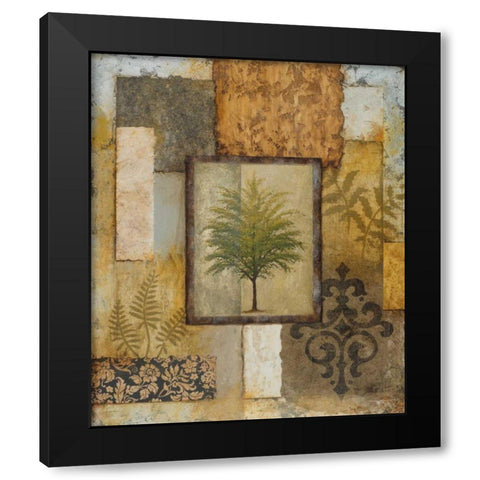 Sanctuary II Black Modern Wood Framed Art Print with Double Matting by Marcon, Michael