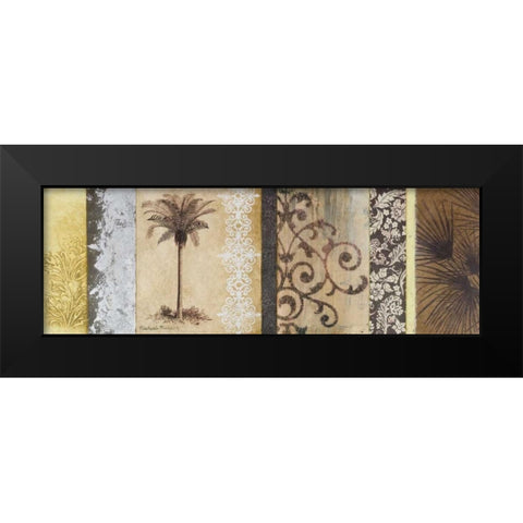 Decorative Palm II Black Modern Wood Framed Art Print by Marcon, Michael