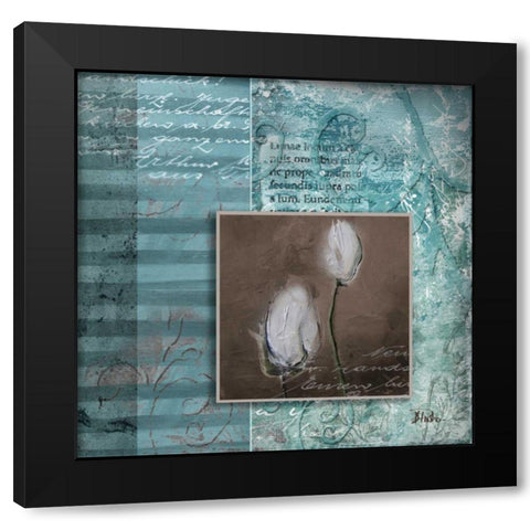 Illusion II Black Modern Wood Framed Art Print by Pinto, Patricia