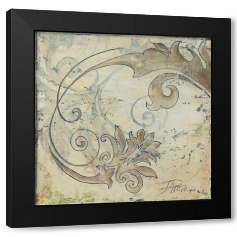 Moroccan Square III Black Modern Wood Framed Art Print by Pinto, Patricia