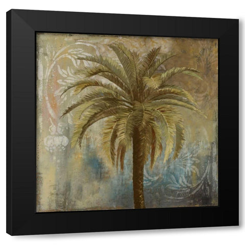 Spring Palm I Black Modern Wood Framed Art Print by Pinto, Patricia