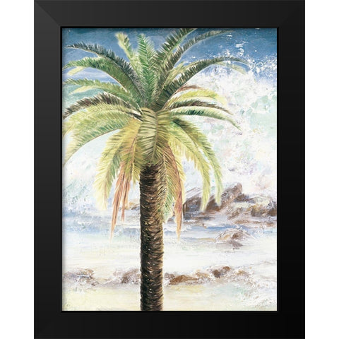 Coastal Palms II Black Modern Wood Framed Art Print by Pinto, Patricia