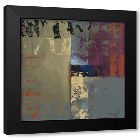 Teal Perception I Black Modern Wood Framed Art Print by Loreth, Lanie