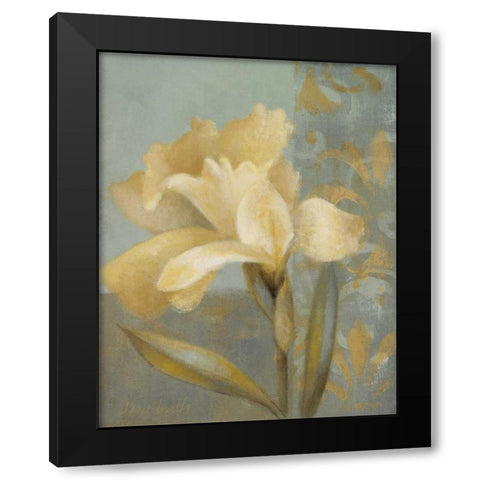 Teal Radiance II Black Modern Wood Framed Art Print by Loreth, Lanie