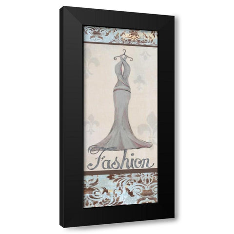 Fashion Black Modern Wood Framed Art Print by Hakimipour-Ritter