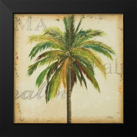 La Palma I Black Modern Wood Framed Art Print by Pinto, Patricia
