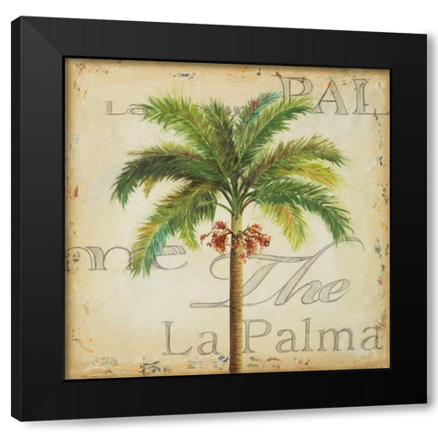 La Palma II Black Modern Wood Framed Art Print with Double Matting by Pinto, Patricia