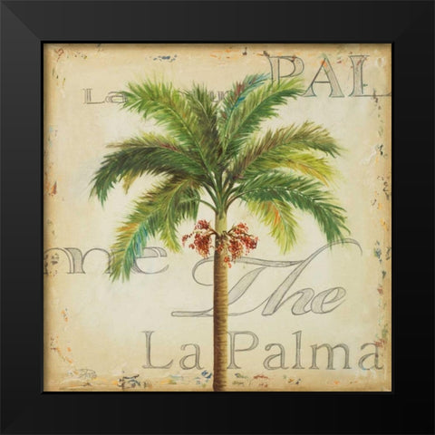 La Palma II Black Modern Wood Framed Art Print by Pinto, Patricia