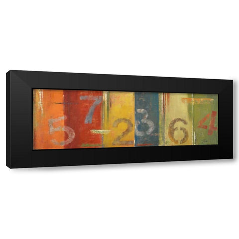 Lucky Numbers I Black Modern Wood Framed Art Print with Double Matting by Pinto, Patricia