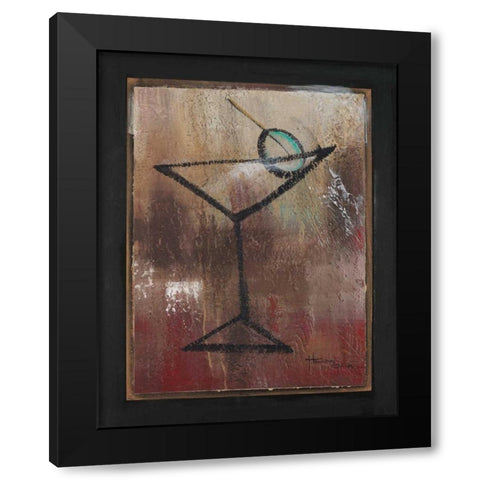 S.O.S. Club II Black Modern Wood Framed Art Print with Double Matting by Hakimipour-Ritter