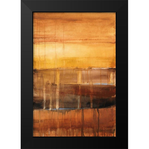 Autumn Glows I Black Modern Wood Framed Art Print by Loreth, Lanie