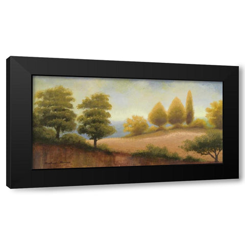 September Countryside Black Modern Wood Framed Art Print with Double Matting by Marcon, Michael