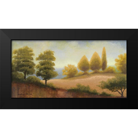 September Countryside Black Modern Wood Framed Art Print by Marcon, Michael