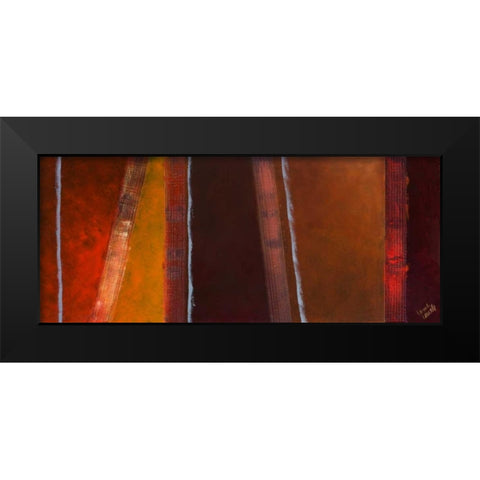 Infinity II Black Modern Wood Framed Art Print by Loreth, Lanie